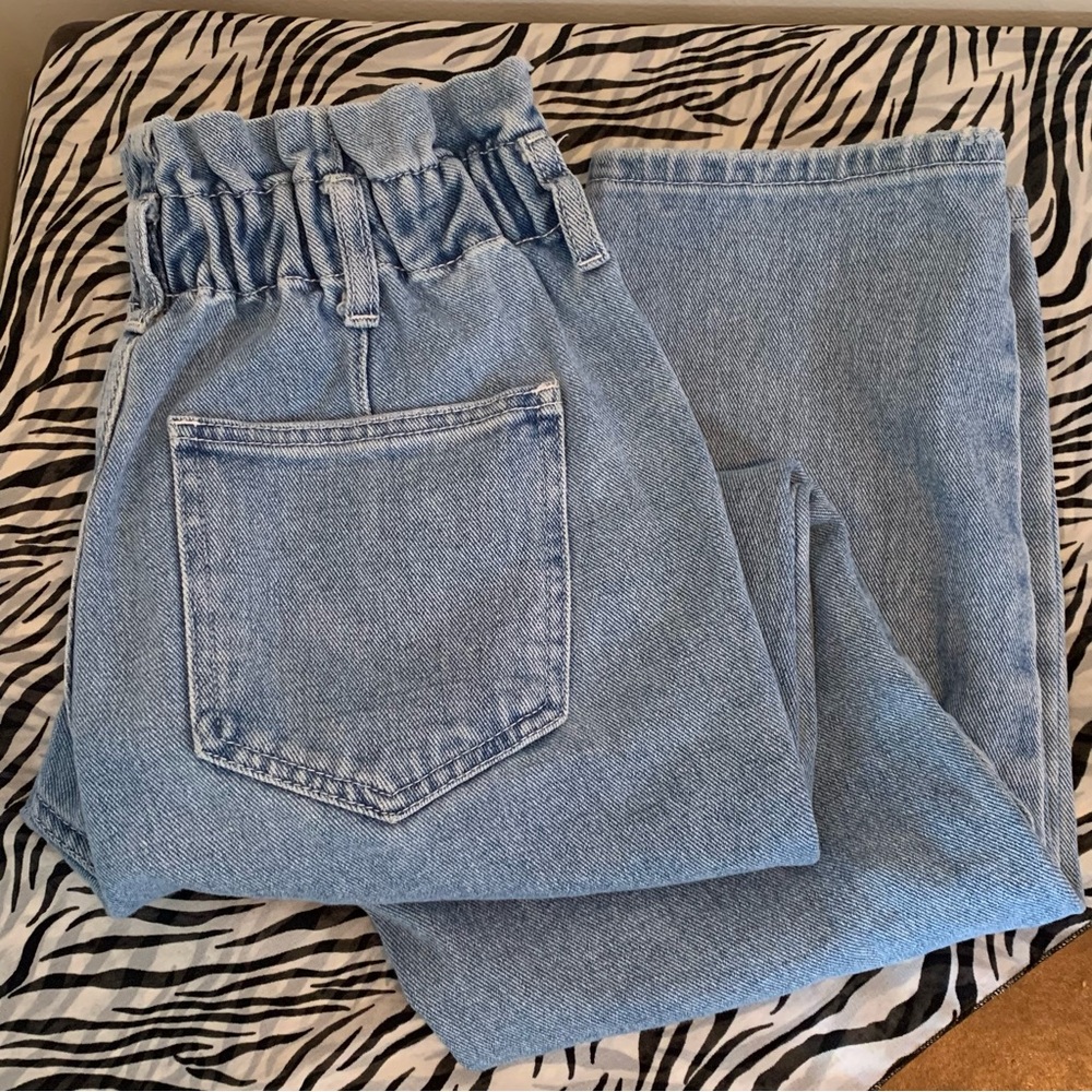 Pacsun High Rise Paperbag Mom Jeans